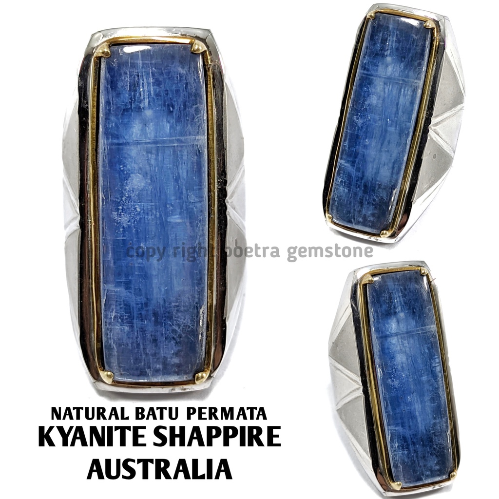 Natural Batu Permata Kyanite Shappire Australia Octagon KSA02