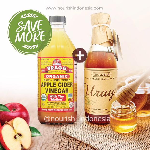 

Cuci Gudang Awal Tahun Bragg Apple Cider Vinegar 473 ml + Madu Uray 330 ml Cuci Gudang Awal Tahun