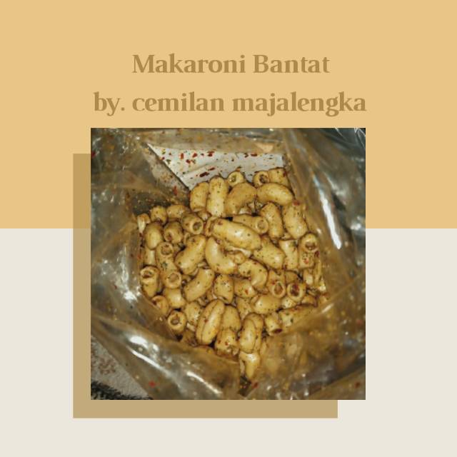 

[250gram] Makaroni Bantat Tanpa Pedas