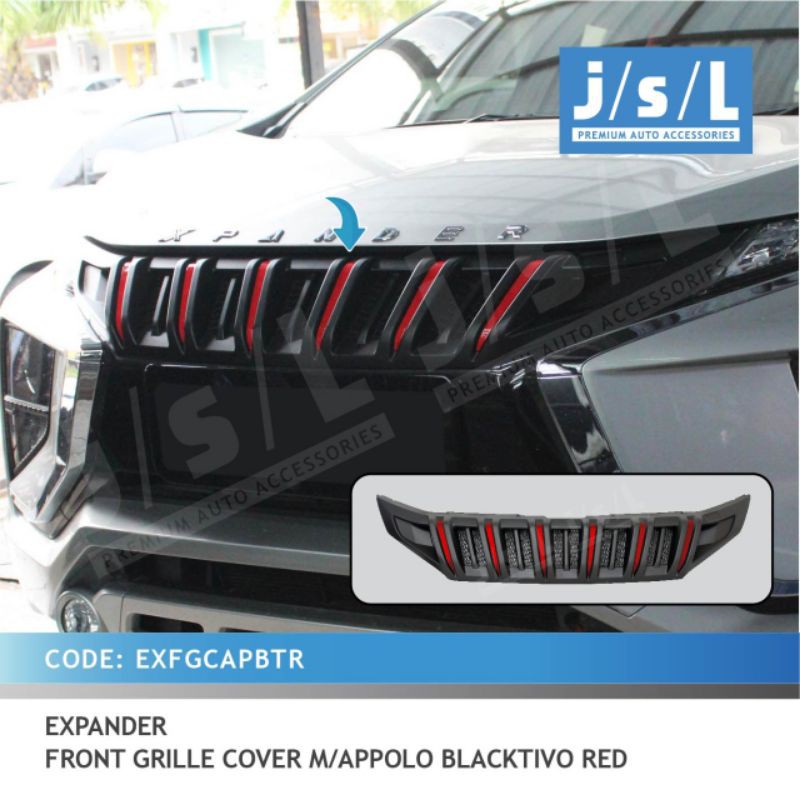 grill Apollo mobil Xpander / front grill cover m/ Apollo Merah Hitam Chrome Hitam jsl