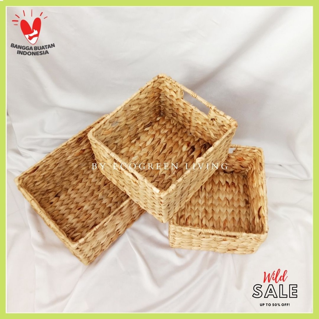 WATERHYACINTH STORAGE - BOX / KERANJANG ENCENG GONDOK EC-05