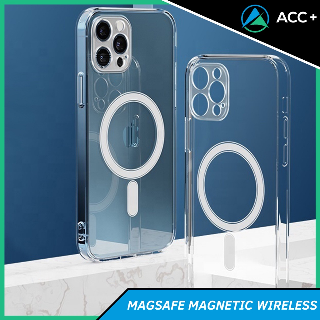 Magsafe Magnetic Wireless Charging Clear Case iPhone With Camera Protection &amp; Drop Tested For Iphone