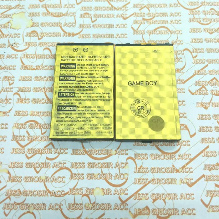 Batre Battre Baterai Original Game Boy M12 P2p Pvp Psd Advance Mainan Anak