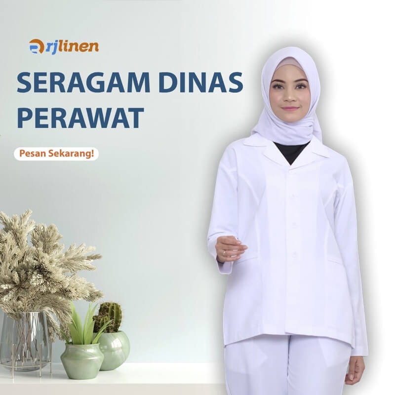 SERAGAM DINAS PERAWAT, SETELAN BAJU DINAS, BAJU DINAS PERAWAT