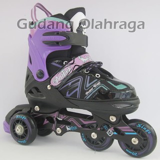 TERBARU Sepatu  Roda  BAJAJ Ban KARET Inline Skate PU 