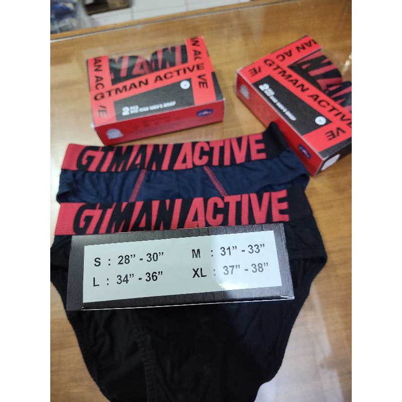 CELANA DALAM GT MAN SPORT ORIGINAL / CD GT MAN ACTIVE  / CD GT MAN  GTKB 05 / SPKB 05 ISI 2 PCS