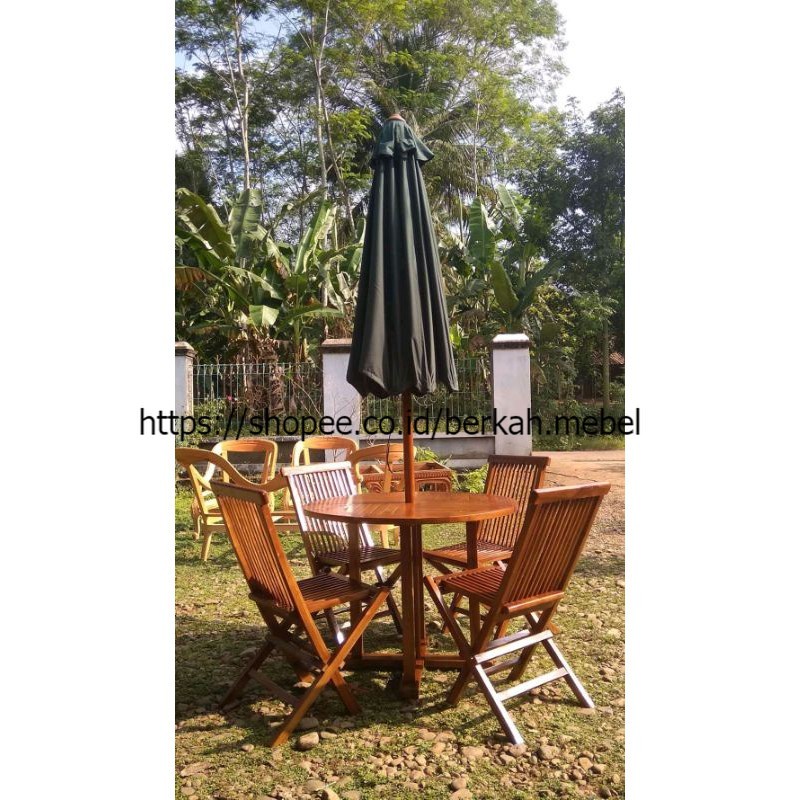 Meja Taman Kursi Taman Meja lipat taman meja payung