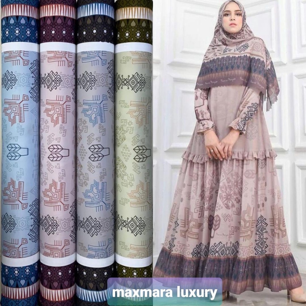 Kain Dr Silk Motif Zairalova harga per 0.5m