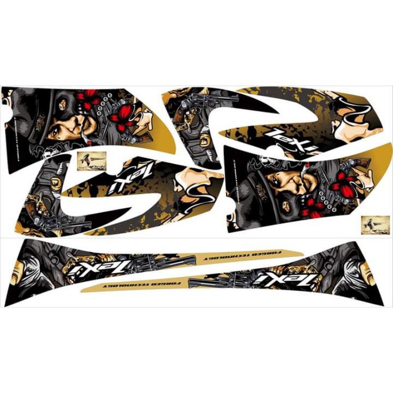 striping variasi yamaha LEXi