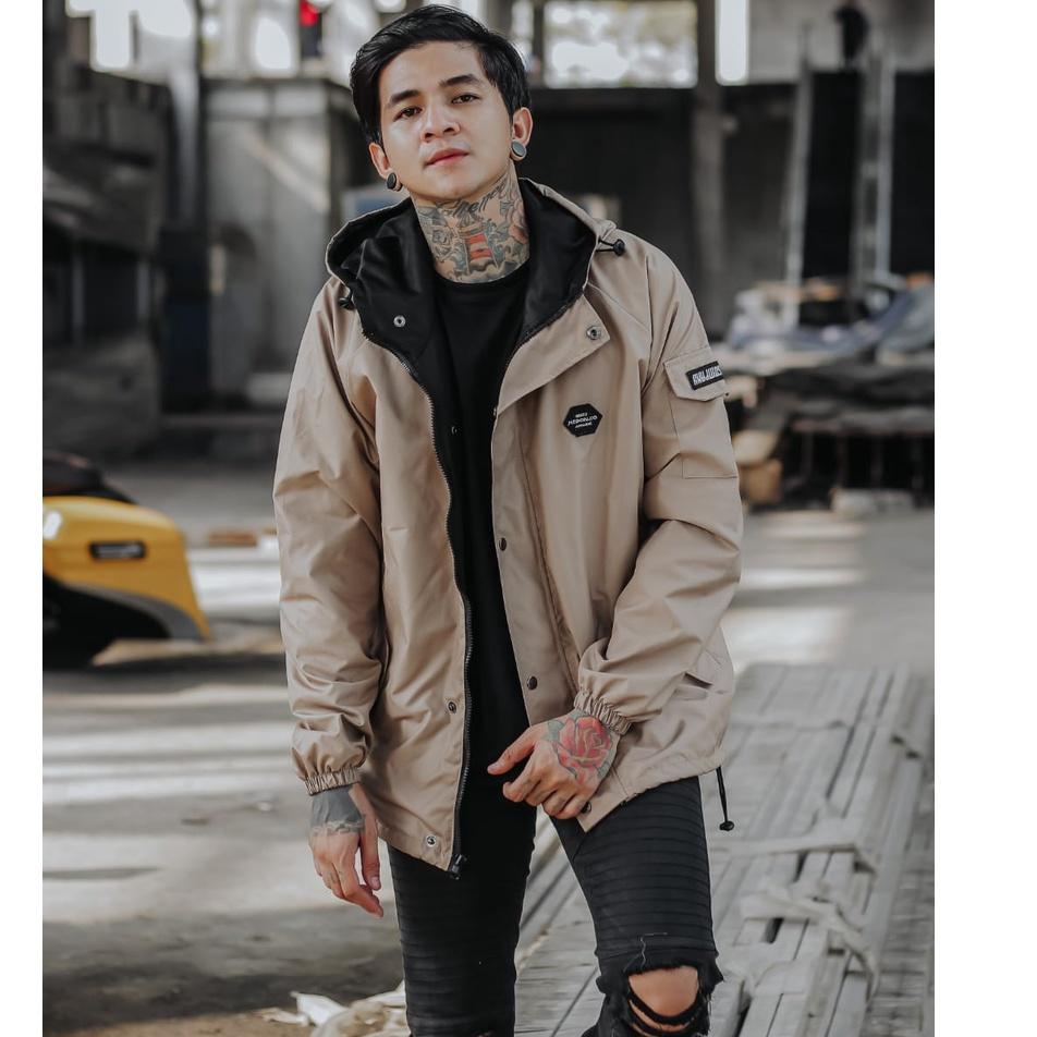 "KDS. 976857" JAKET PARASUT CASUAL SALVIO HEXIA - JAKET PRIA PARASUT - JAKET MURAH - JAKET DISTRO - 
