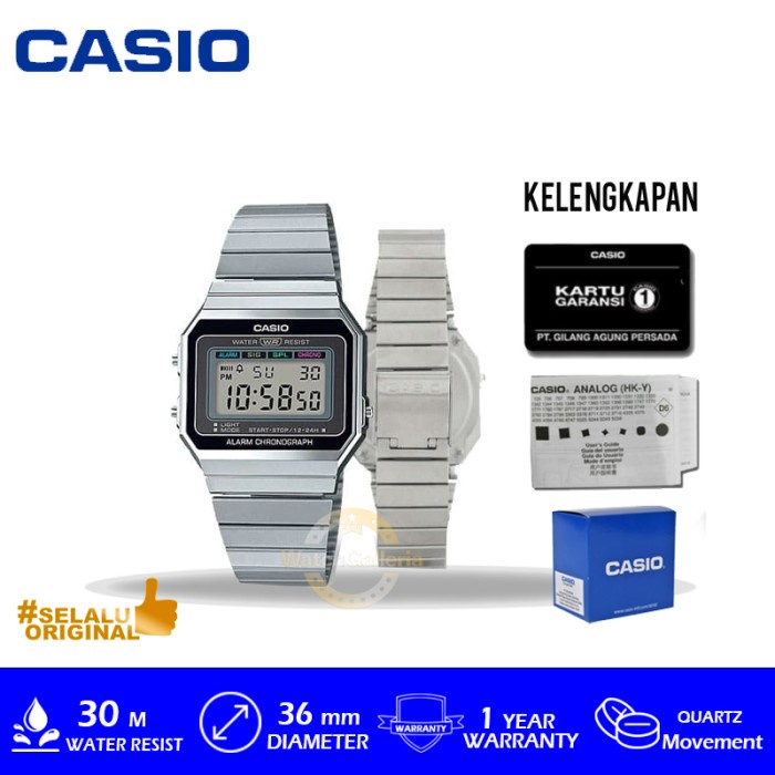 CASIO GENERAL A700W-1ADF/A700W1ADF/A700W ORIGINAL