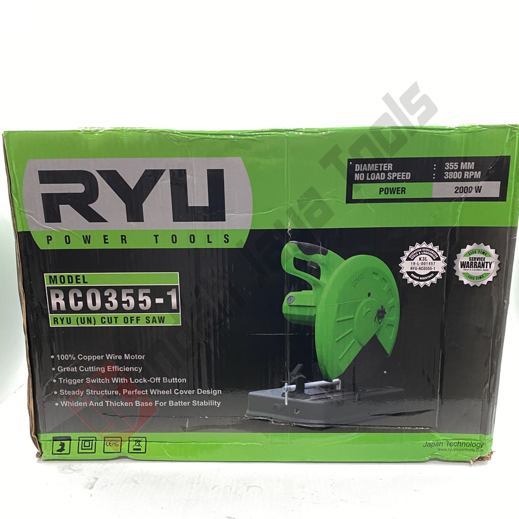 RYU RCO355-1 Mesin Potong Besi 14 Inch - Cut Off Cutting Wheel