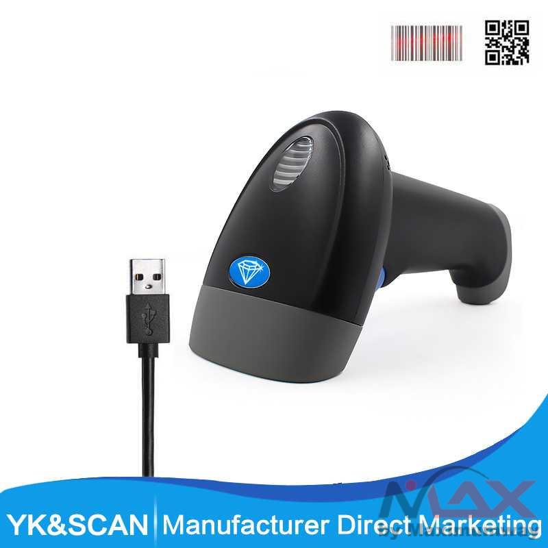Barcode Scanner USB Barcode Scan 2D QR 1D untuk komputer dan HP smartphone kasir gudang kantor