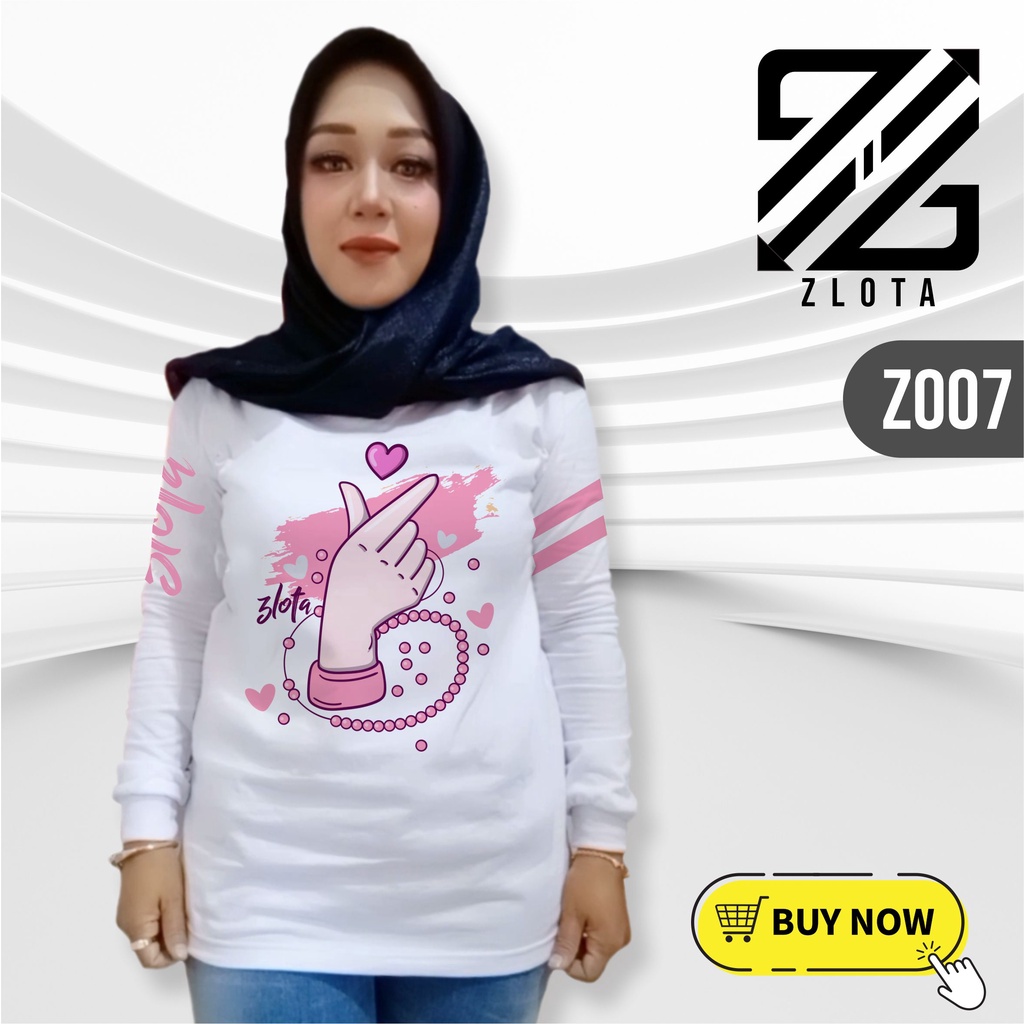 01Zlq Zlota 2022 Kaos Wanita Lengan Panjang Model Terbaru 2022 Zlq Korea Original Warna Lilac Merah 