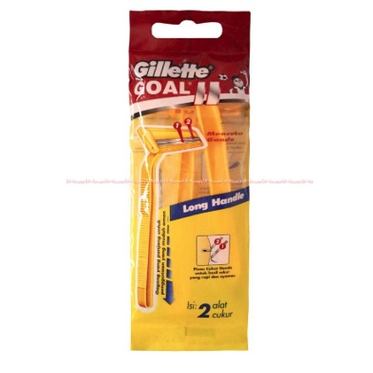 Gillette Goal II 2pcs Pisau Cukur Gilet Murah Kuning Gilette Goal 2 Gilete Gilette Shave Shaving