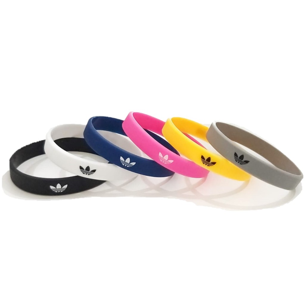 Gelang Pria Rubber / Wristband - Adidas - Aksesoris Fashion Hype [ Gratis Ongkir / Cod ]