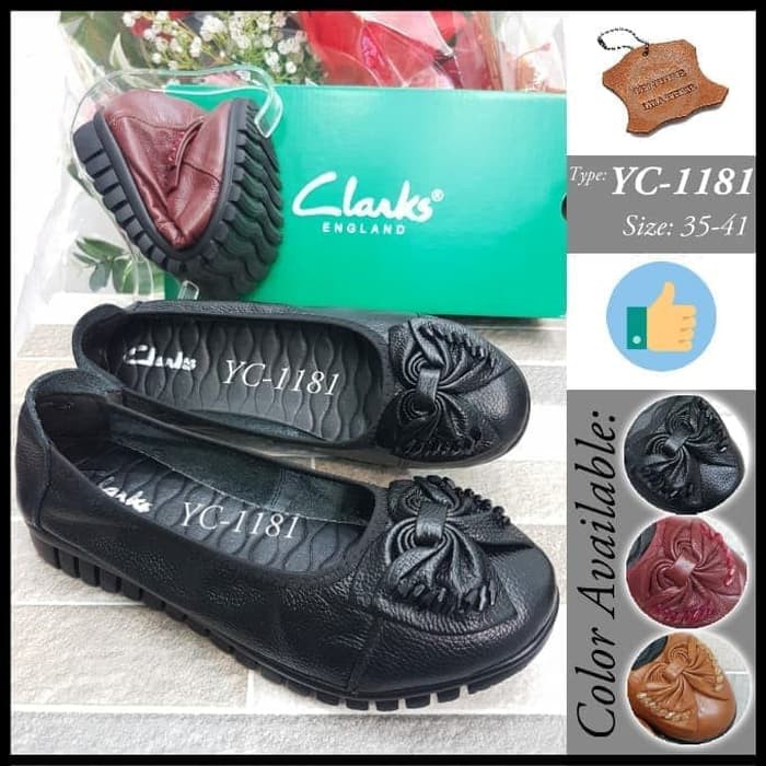 SEPATU CLARK SEPATU WANITA SEPATU IMPORT SEPATU KULIT ASLI