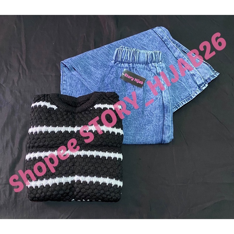KIREI SET / READY BEST SELLER-Garis black