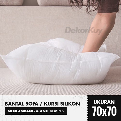 DK - Bantal Sofa / Bantal Kursi Silikon Uk. 70x70