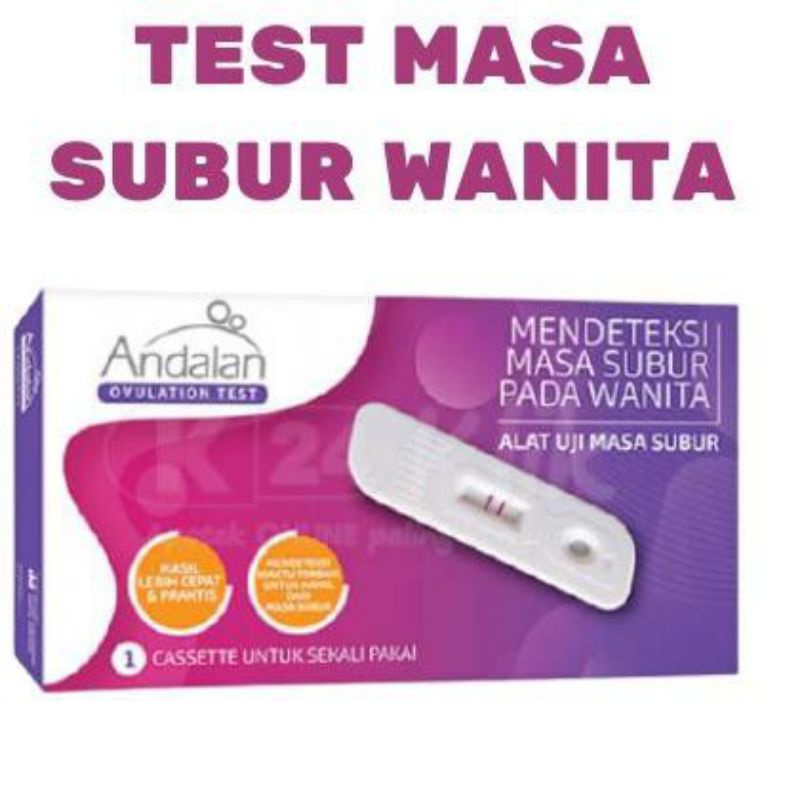 Tes Kesuburan Andalan Ovulation test / Kesuburan Wanita Fertility / Alat Uji masa subur Andalan