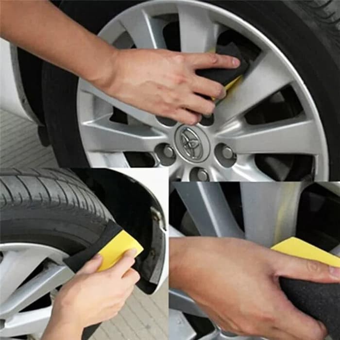 Tyre Applicator Foam Pad Aplikator Semir Ban Mobil Motor Wax Spons