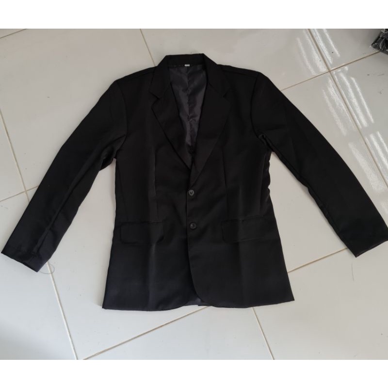 (BISA COD) jas hitam polos wanita / jas wisuda / blazer lamaran / jas resmi / blazer casual / jas nikah formal / JAS BLAZER PRIA / JAS SLIMFIT / JAS POLOS / JAS KOREA / JAS FORMAL / JAS ALMAMATER / JAS POLOS MURAHJas Hitam - Jas Nikah - Jas Sekolah - Jas