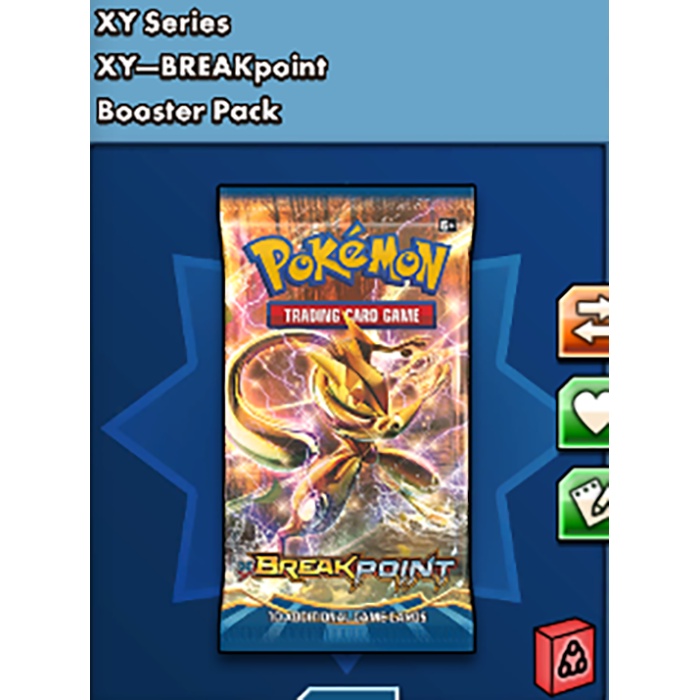 PTCGO Pokemon XY BREAK Point Booster Pack