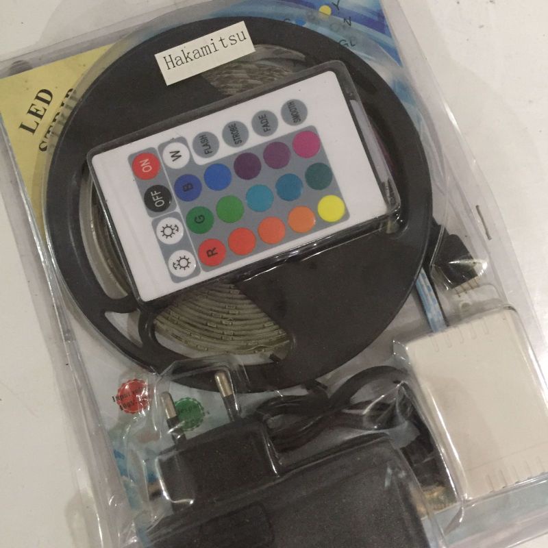 LED STRIP KOMPLIT SET ADAPTOR HAKAMITSU