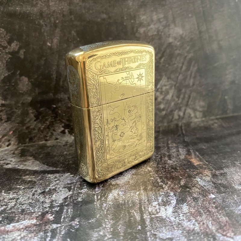 Korek Api Zippo Game Of Thrones Gold / Korek Api Unik / Korek Api premium