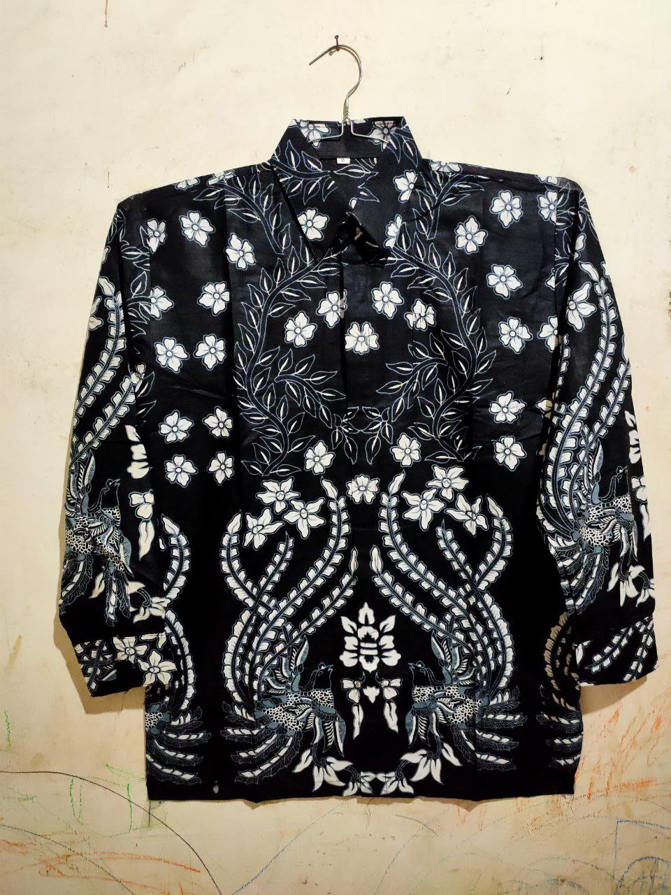 Kemeja Batik Semi Sutra Shyntetic Premium Exclusive Puring Istimewa Bahu Pakai Busa