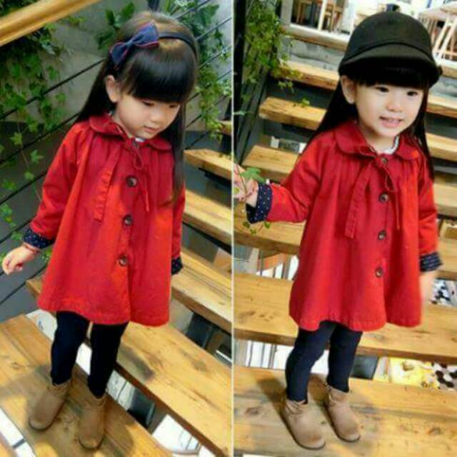 Jaket Anak Cewek Janet Coat Red