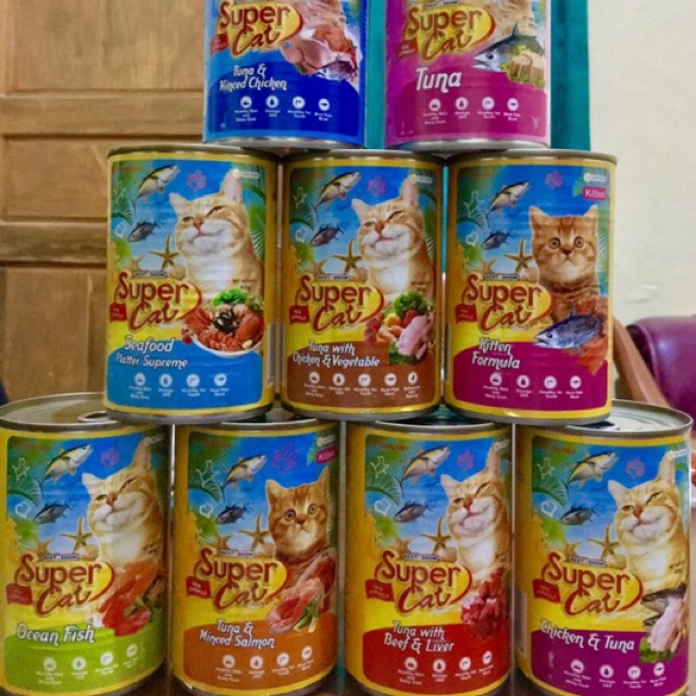 Super cat pakan basah kucing 400 gram