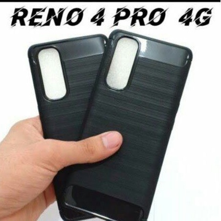 Case Oppo Reno 4 Pro Silikon Softcase Carbon