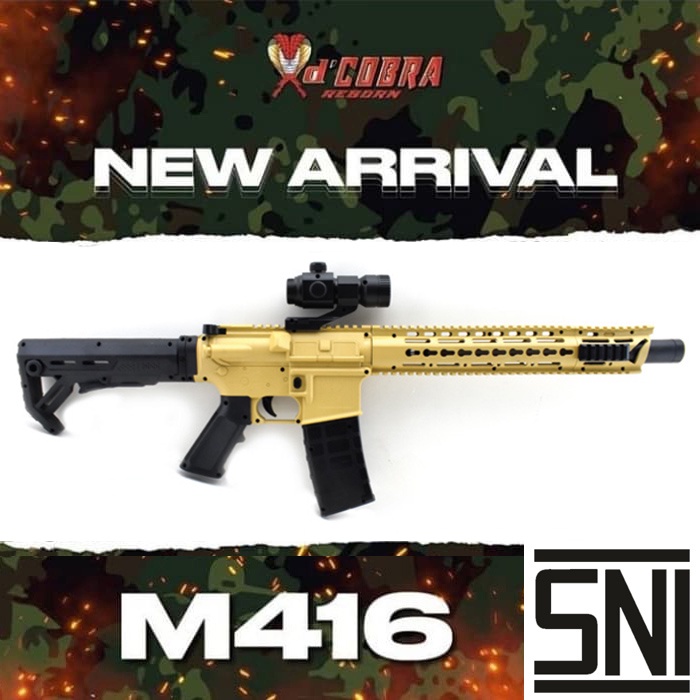 Mainan SNI original Dcobra M416 tan desert harga new normal