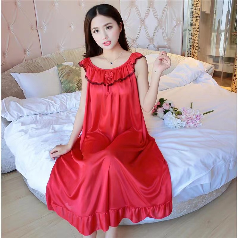 BEFAST - ZEC OOTD Wanita Dress ESHA / 136 Lingerie Dress Renda / DRESS LINGERIE / PAKAIAN WANITA / Baju Tidur Wanita Trendy / Terlaris / Terbaru 2022 / Dress Polos / Dress Bahan Satin / Dress Nyaman Untuk Tidur / Termurah