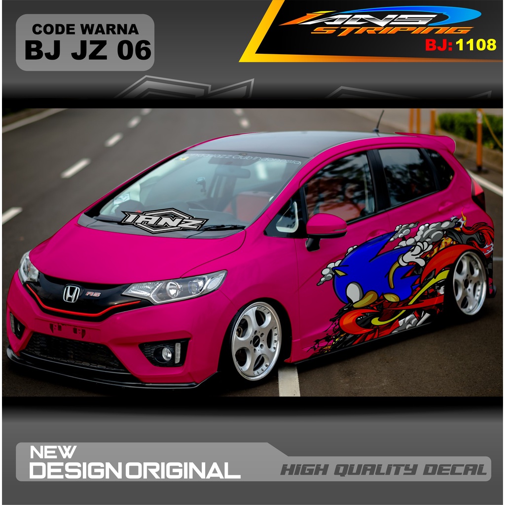 DECAL STIKER MOBIL JAZZ / STIKER MOBIL BRIO / DECAL STIKER MOBIL SWIFT / STIKER MOBIL TOYOTA / DECAL STICKER MOBIL / STIKER YARIS AYLA