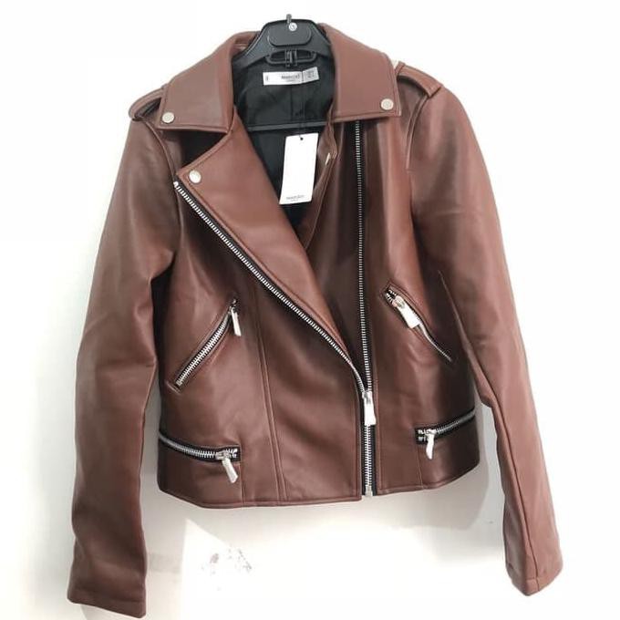 KUALITAS BAGUS JAKET KULIT FAUX MANGO AUTHENTIC NOT HARLEY DAVIDSON ZARA HNM