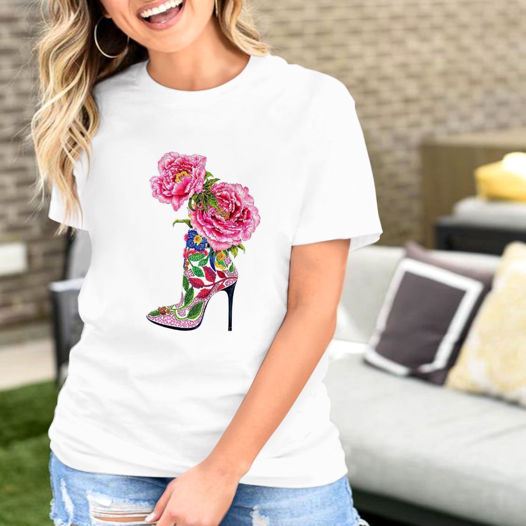 TERMURAH atasan wanita s m l xl / baju perempuan / kaos oblong / baju Tshirt wanita / kaos wanita tr