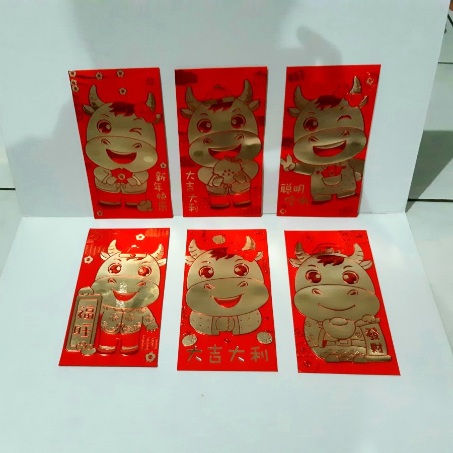 

angpao imlek 2021 shio kerbau LL0353 termurah LIMITED EDITION PREMIUM