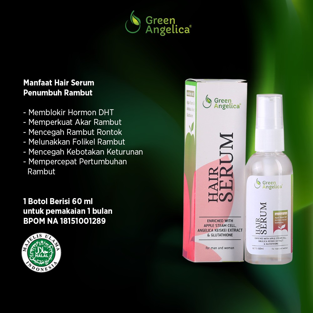 Vitamin Rambut Rontok Dan Berminyak Alami Green Angeloca Berbpom Pencegah Rambut Rontok Dan Kusam Shopee Indonesia