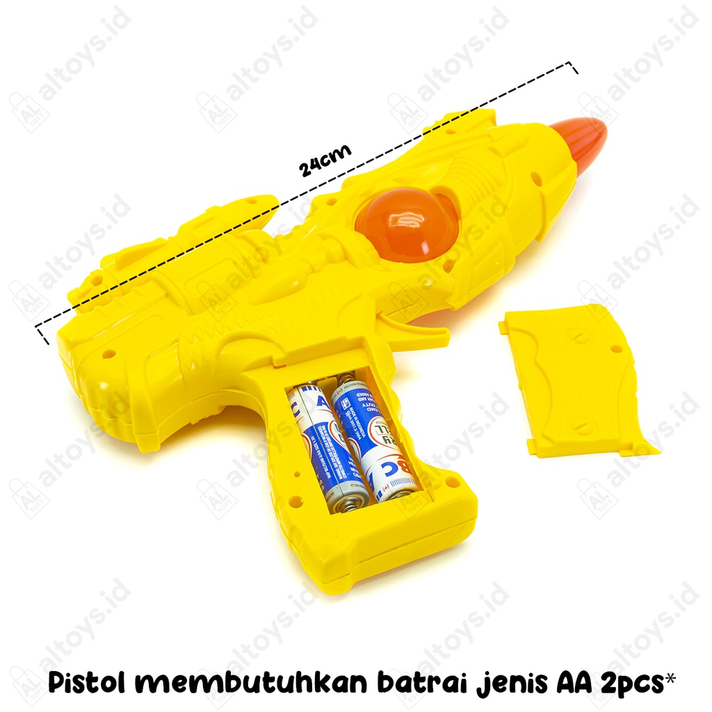 Mainan Pistol Suara Tembak / Lampu Murah ST2411