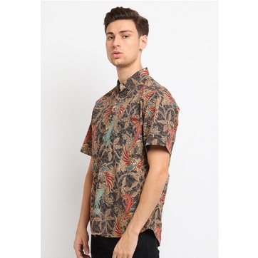 Kemeja Batik Dharma Setu Poshboy Original kemeja lengan pendek Bahan Katun motif print batik