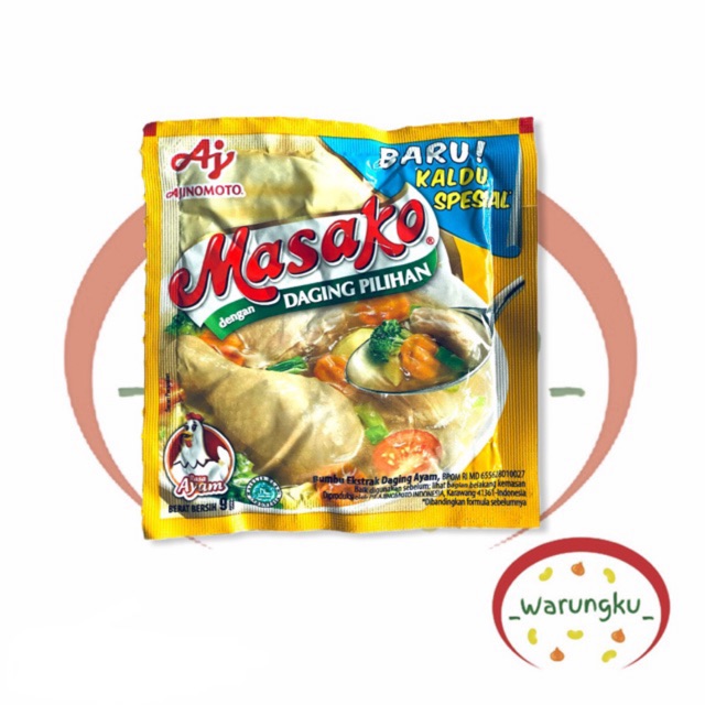 

Masako Kaldu Ayam Sapi Sachet - 1 Pcs