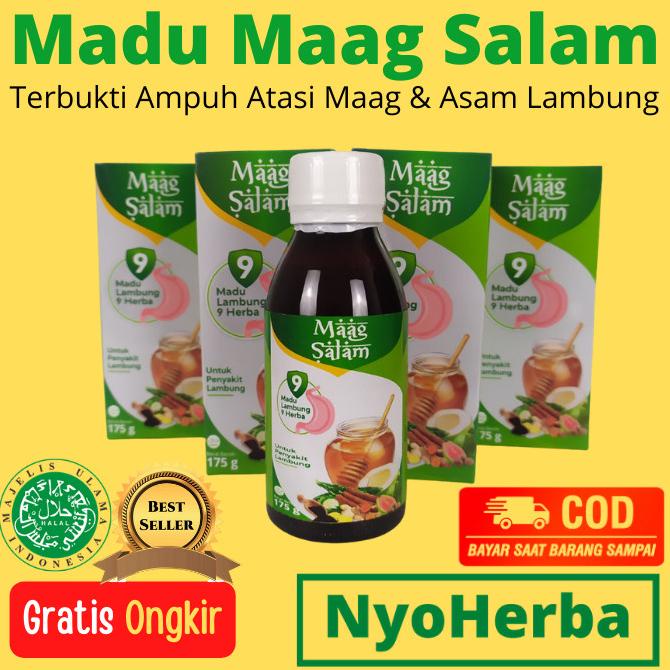 TERMURAH MADU LAMBUNG HERBAL MAAG, OBAT ASAM LAMBUNG MAAG SALAM Asli