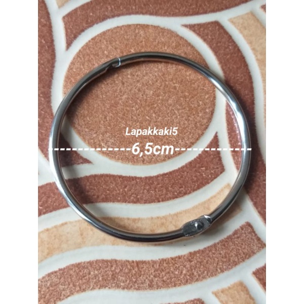 

Ring binder 6,5 cm / 65 mm ring buka tutup scrapbook / ring spiral