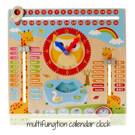 

MULTIFUNGTION CALENDAR CLOCK / Belan Waktu