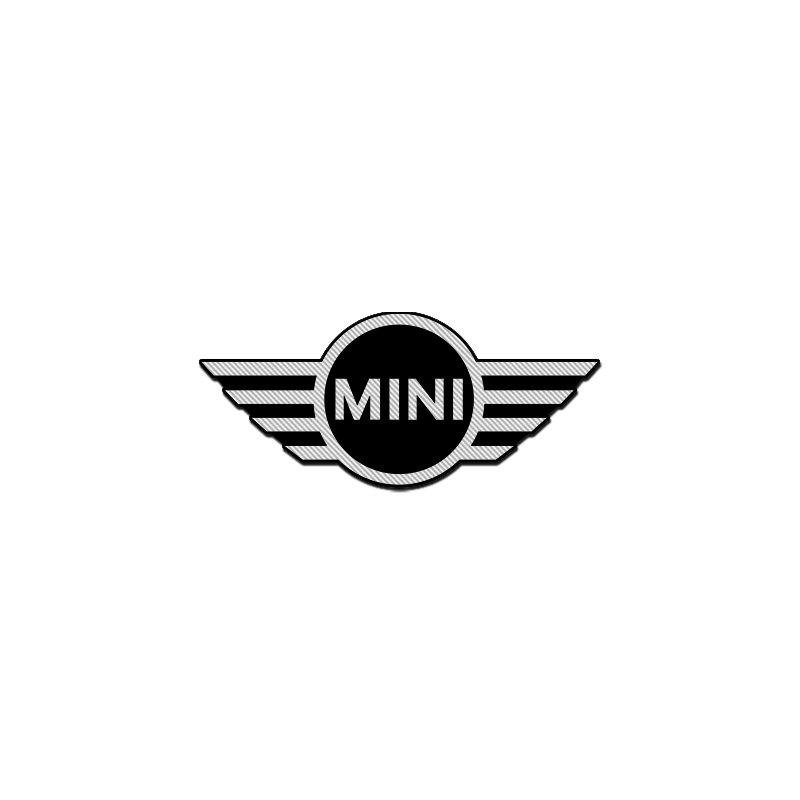 4pcs Stiker 3D Bahan Aluminum Untuk BMW Mini Cooper R56 R50 R53 R60 R61 F56 F55 F54 R55