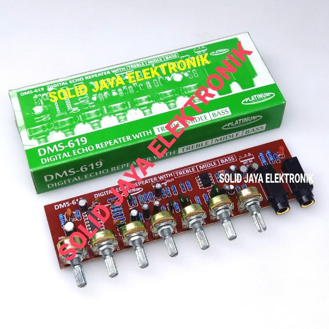 Digital Echo Repeater Karaoke Mic Dms619 Dms-619 Dms 619 Platinum Asli