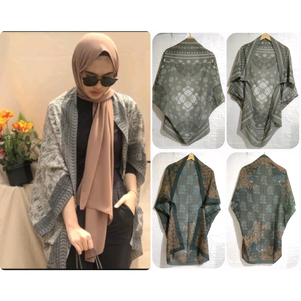 Outer Scraft Voal Premium Outer scraft motif lasercut terbaru outer scraft termurah Safa Hijab