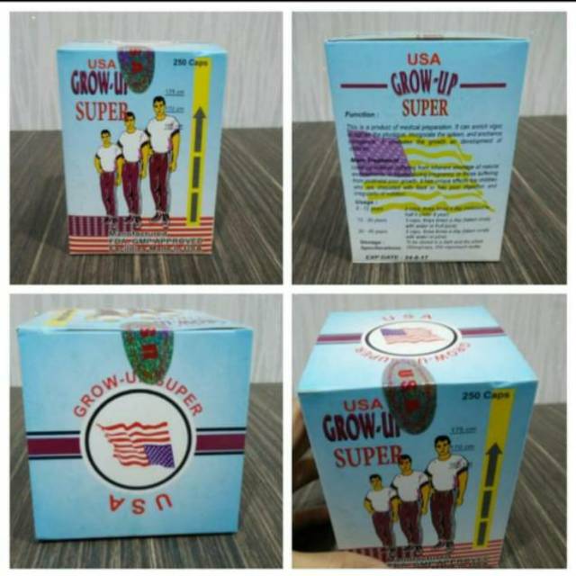 GROW UP SUPER USA - Peninggi Badan